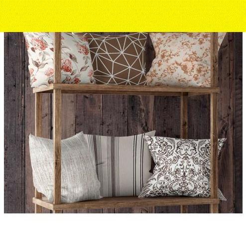 De Fabrica Kit 6 Capas de Almofadas Harmonie Taupe