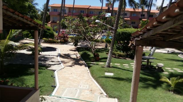 Apartamento Barra de São Miguel, 2 quartos c/ ar condicionado, varanda e piscina - Foto 10