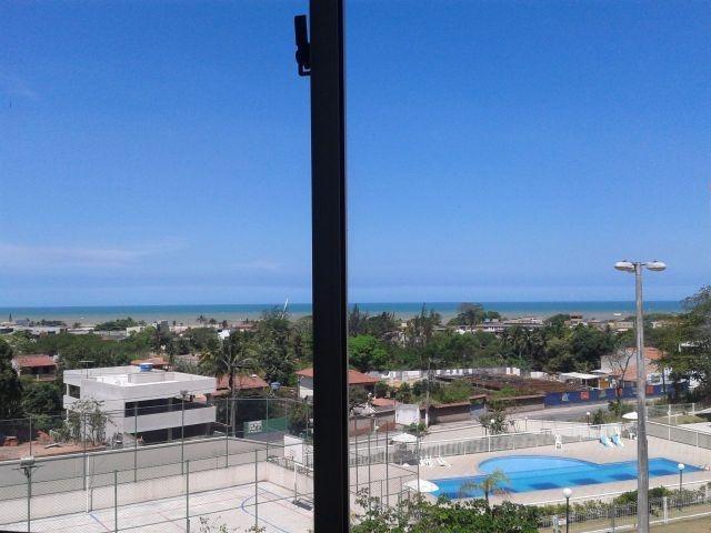Apartamento 2 quartos com varanda e bela vista para o mar de jacaraipe