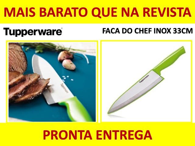 Faca do Chef Aço Inox 33 cm