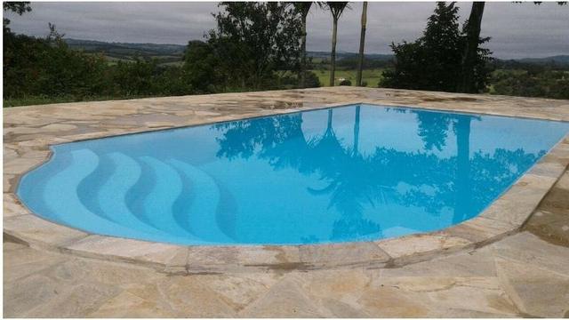 C - Piscina de Fibra Alpino *Direto da Fábrica