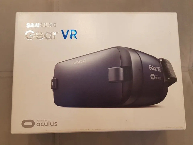 Óculos 3D Gear VR Original Samsung Preto com adaptador Tipo-C