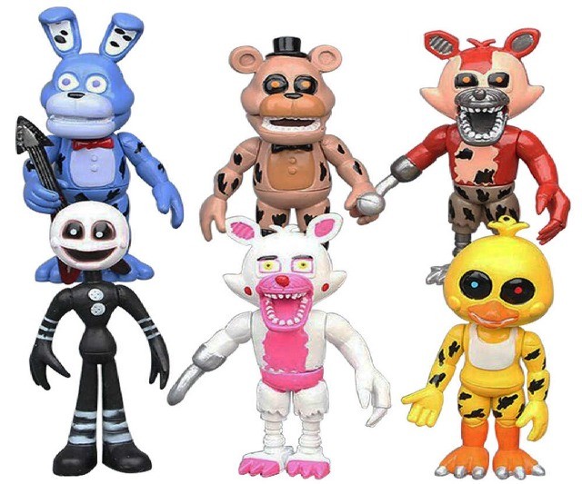 Five Nights at Freddy's Funtime Freddy Foxy Chica Bonnie 