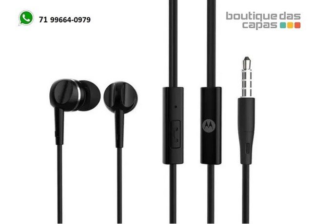 fone de ouvido headfone in-ear motorola pace 105 original - Foto 2