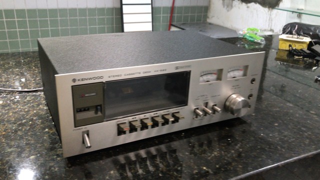 Espetacular Tape Deck knenwood KX-520 com manual(estado de novo)! Peça de colecionador!