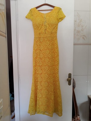 Vestido de Festa - Amarelo  - Foto 4