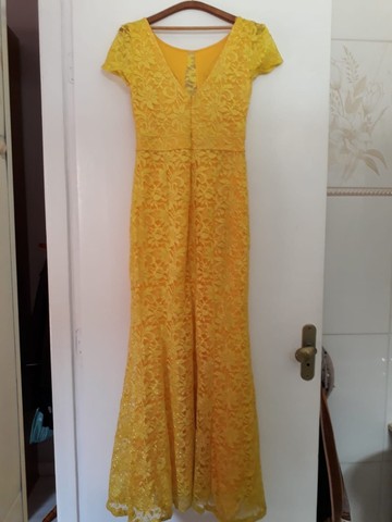 Vestido de Festa - Amarelo  - Foto 2