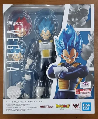 Boneco Goku Deus blue Dragonball Super Sh Figuarts Articulado 1.0