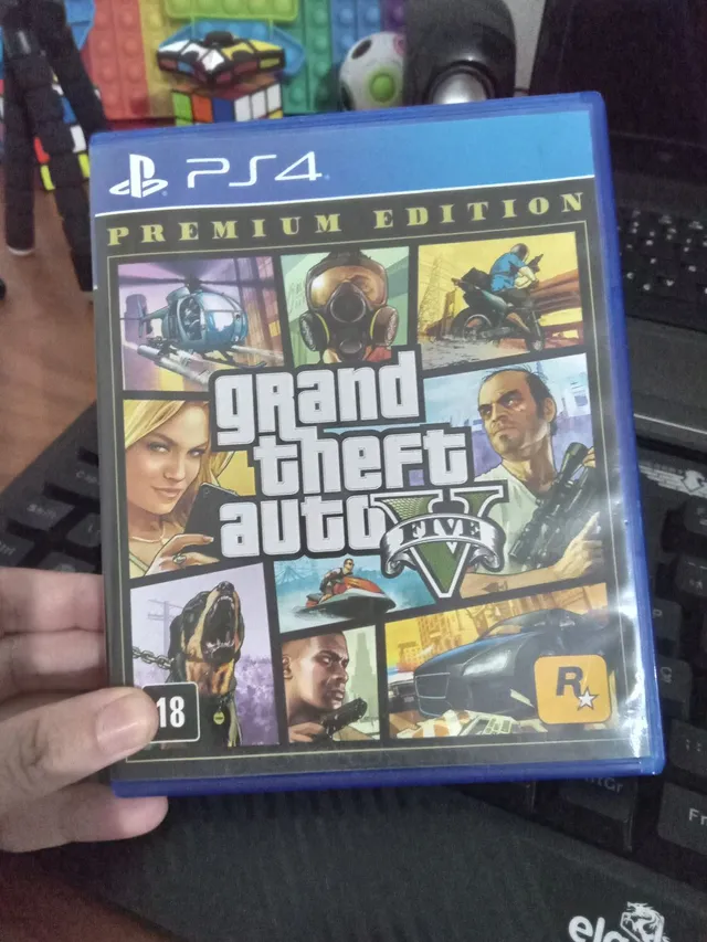 Jogo GTA V Premium Edition - Ps4 Mídia Física : .com.br