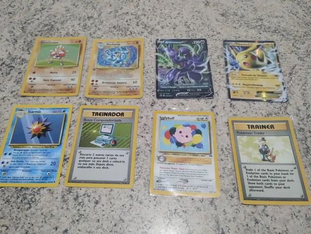 Lote Cards Pokémon Antigos