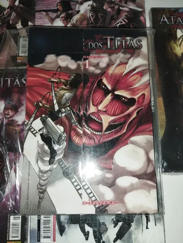 Ataque dos Titãs (Attack on Titan - shingeki no kyojin) Mangá Novo Lacrado  (Volumes 18,28,29)