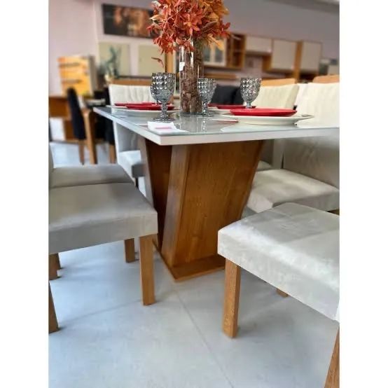 Mesa de jantar com 6 cadeiras Classic - ENTREGA HOJE !!!  - Foto 2
