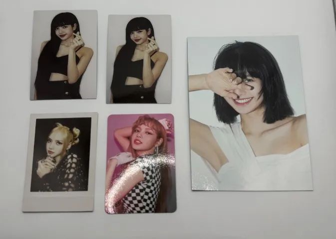 Photocard BLACKPINK Oficiais Lisa Rosé Jennie Jisoo Photo Card K-Pop Square Up Born Pink