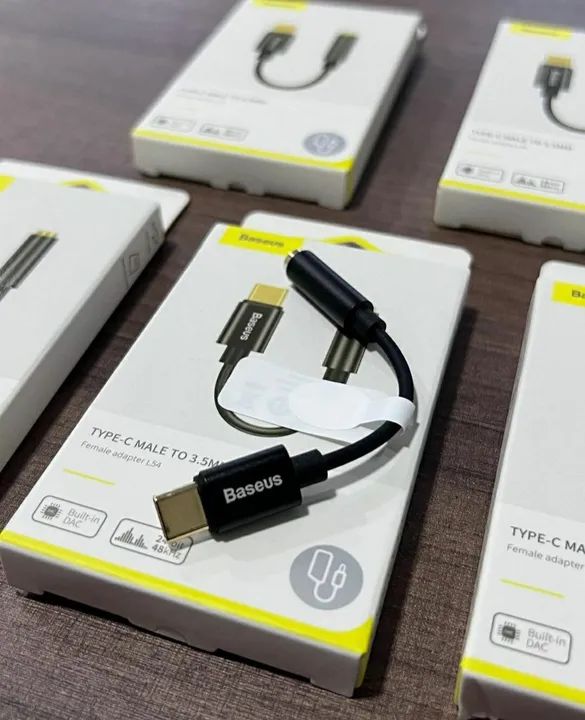 Adaptador Para Fones de Ouvido Baseus Tipo-c p/ Fone P2 3.5mm - Foto 3