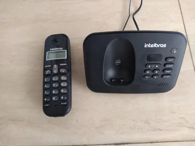 Telefone intelbras com secretária eletrônica