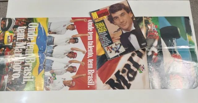 Revista Manchete Especial nº 2196 -ano 1994 e Pôster F1 - Foto 5
