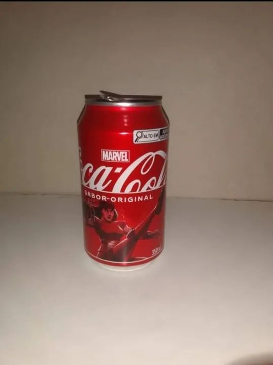 Latinha: Coleção Marvel Coca Cola Electra - Higienizada - Foto 2