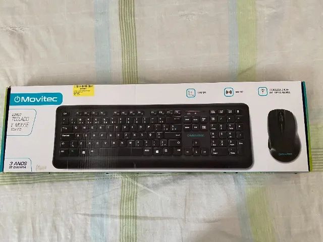 Combo Movitec Teclado e Mouse Sem Fio OTCW-01. - Foto 3
