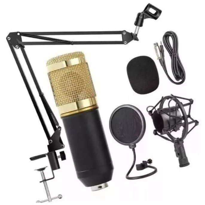 Kit microfone condensador 