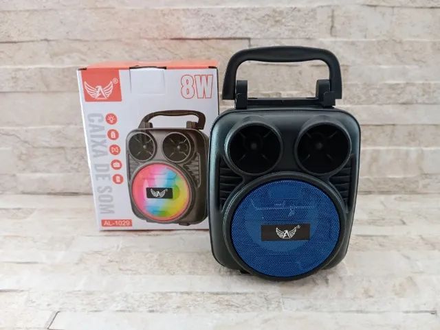 Promoção Caixa Som Bluetooth Usb Portátil Recarregável