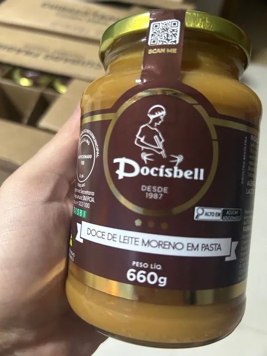 Docisbell Doce de Leite Moreno em Pasta - 660g