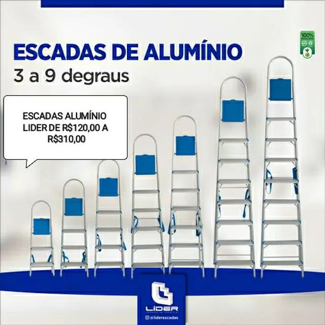Escadas de alumínio Líder 