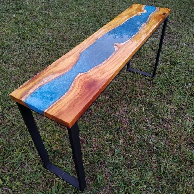 Mesa de canto madeira rústica
