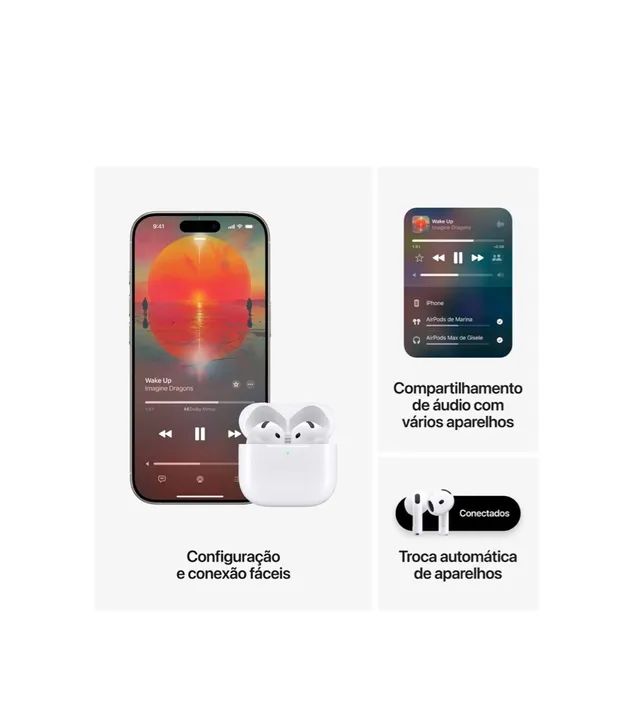 AirPods 4 Lançamento (cancelamento ativo de ruídos )Novo lacrado  - Foto 3