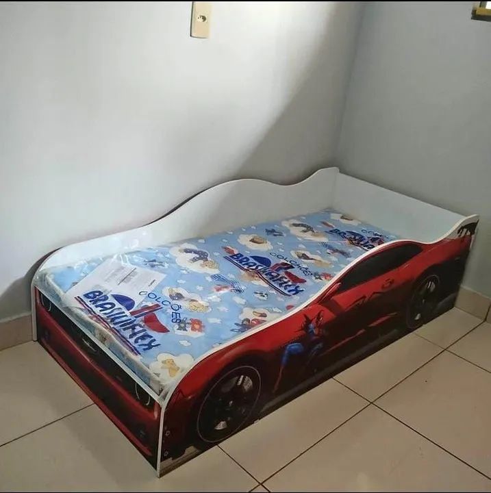 Mini cama Homem Aranha + mini colchão  - Foto 3