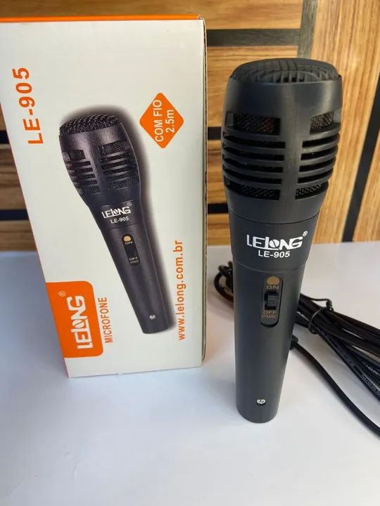 MICROFONE LELONG -C/FIO- 2,5M - Foto 2