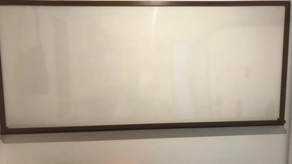 Lousa Branca 2,70m x 1,20m em MDF
