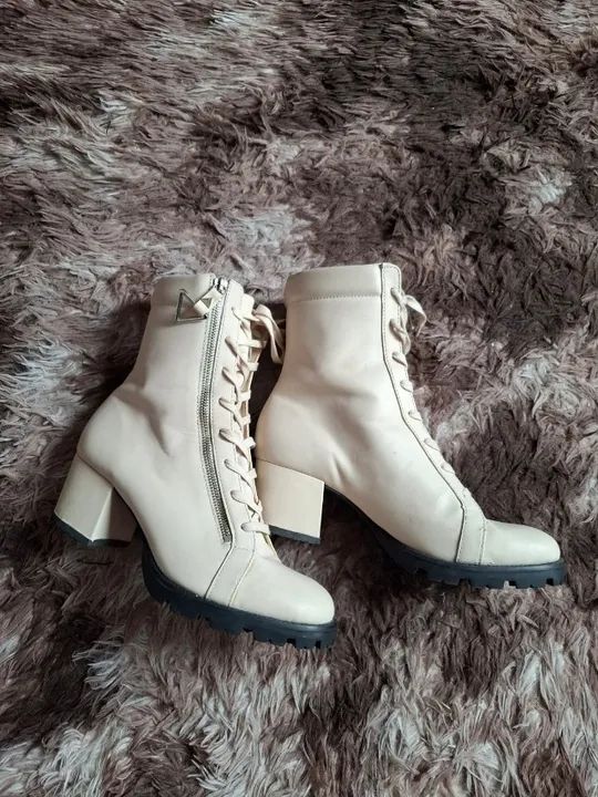 bota couro schutz salto médio 