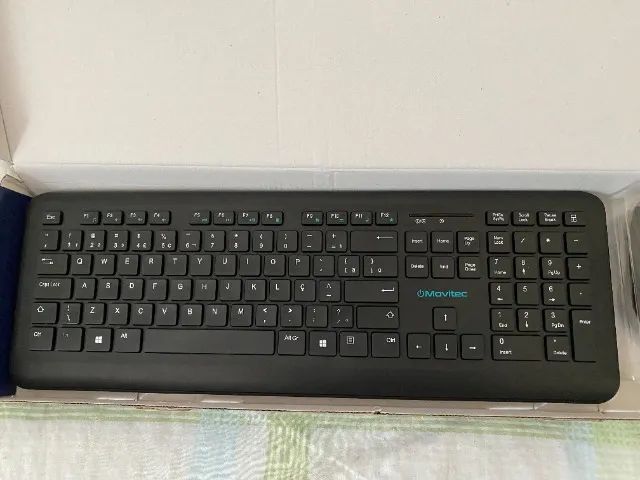 Combo Movitec Teclado e Mouse Sem Fio OTCW-01. - Foto 5