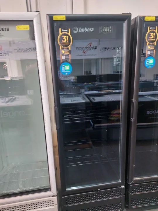 Cervejeira expositora 454 litros Imbera full black pronta entrega 