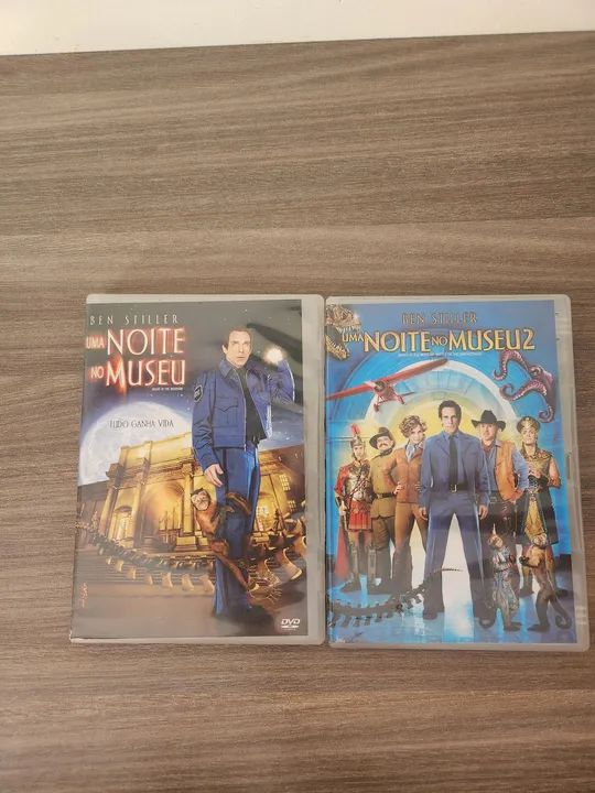 2 filmes Uma Noite no Museu