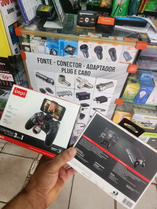 Controle para Jogos Ipega 3 em 1