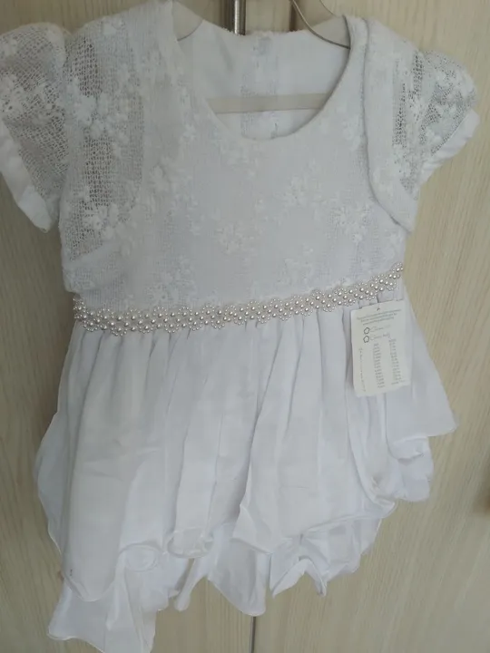 Vestido branco para batizado. PMG GG