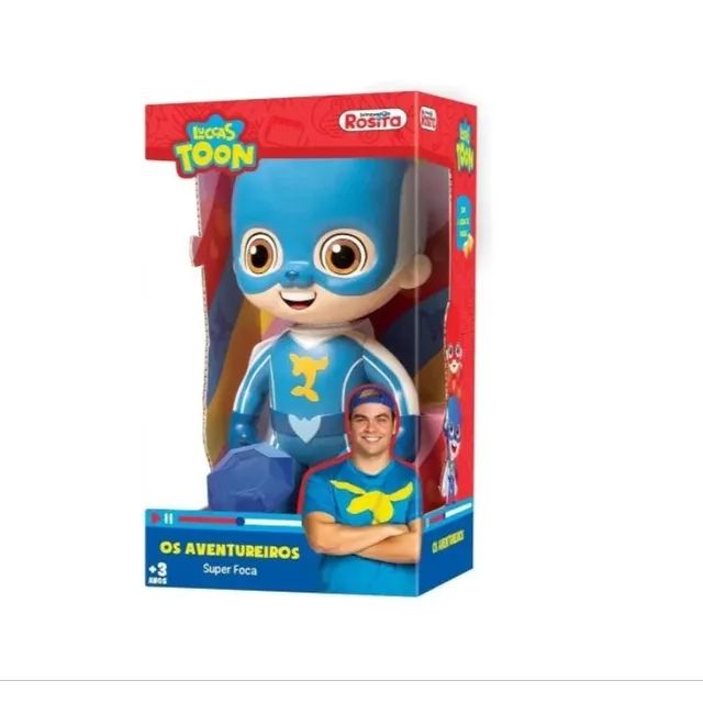 Boneco Superfoca Luccas Neto Os Aventureiros