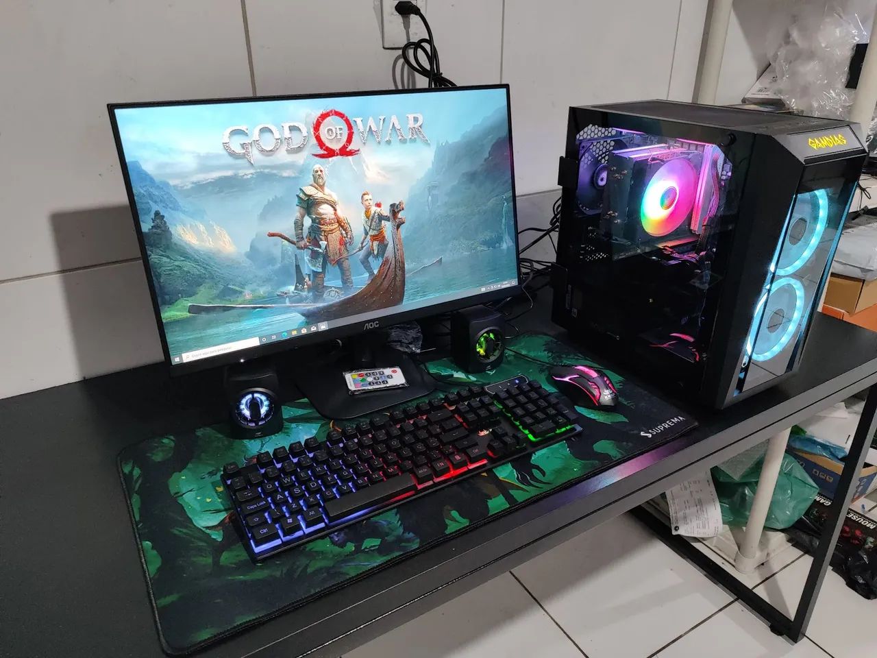 PC Gamer Intel Xeon E5 2666 v3 + 32gb RAM + RX 580 8gb + SSD NVME 1tb + Tela 24" 100hz - Foto 3