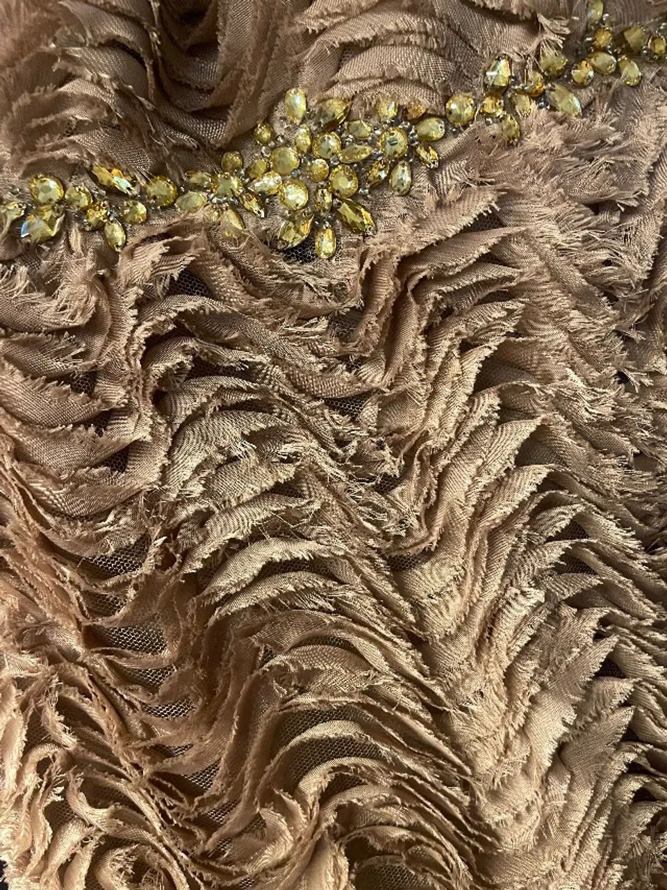 VESTIDO LONGO DE FESTA BRONZE - Foto 3