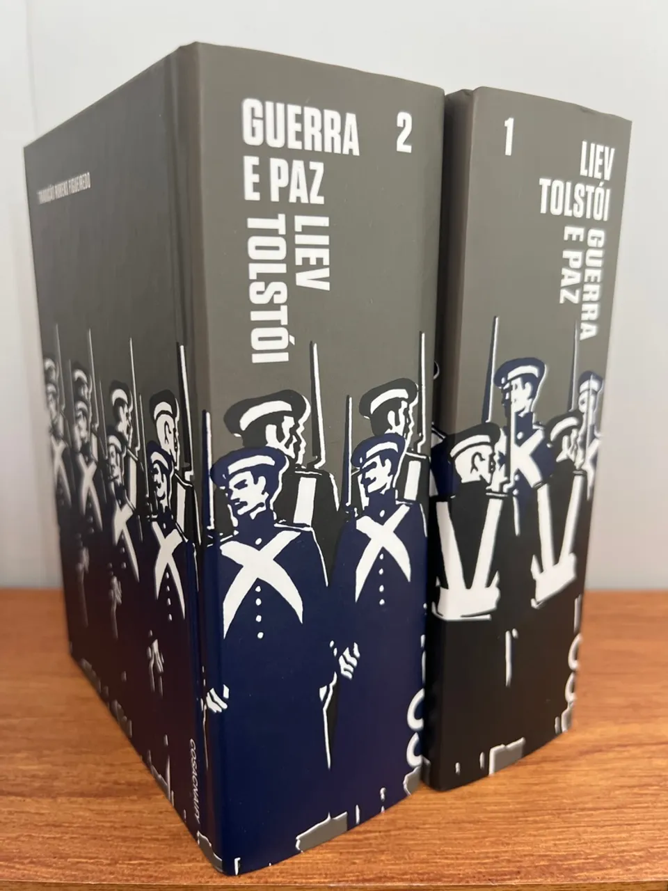 Guerra e Paz - Liev Tolstói - 2 Volumes - Capa Dura