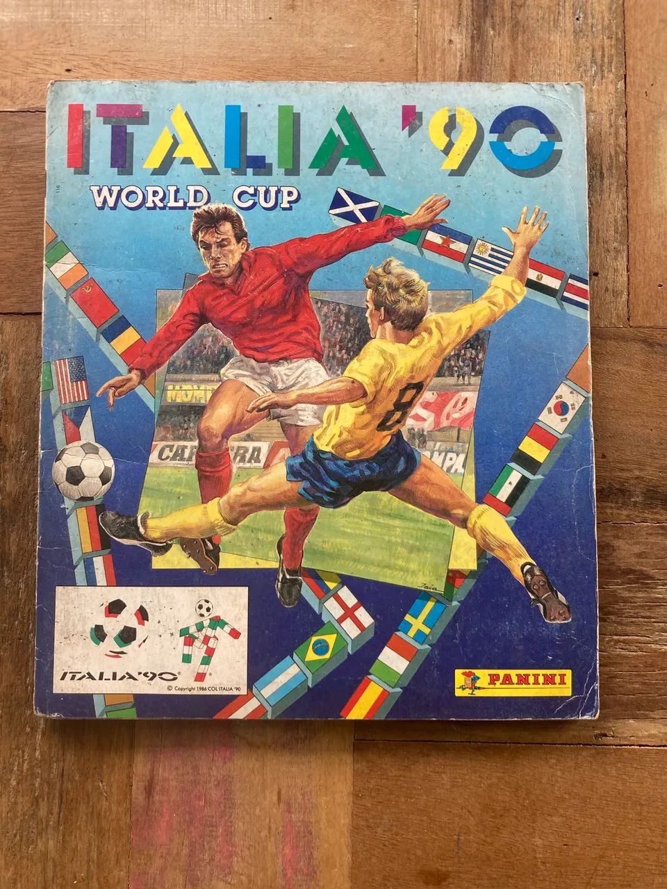 Álbum Copa 1990 - oficial Panini completo 