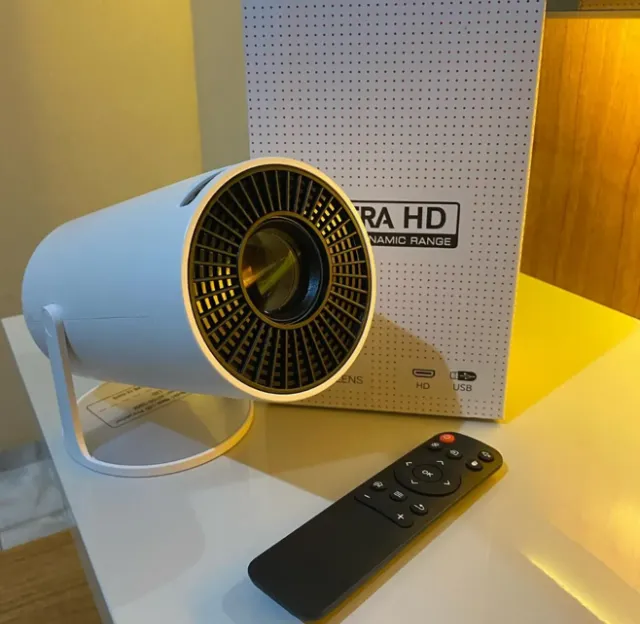 Projetor TV 50 Full HD 4K Nova Mini HY300 150 Polegadas Portátil Incrível