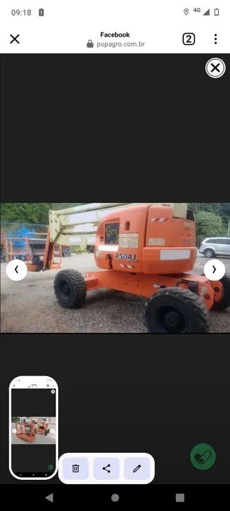 Plataforma Aérea 450AJ - Excelente estado! Jlg