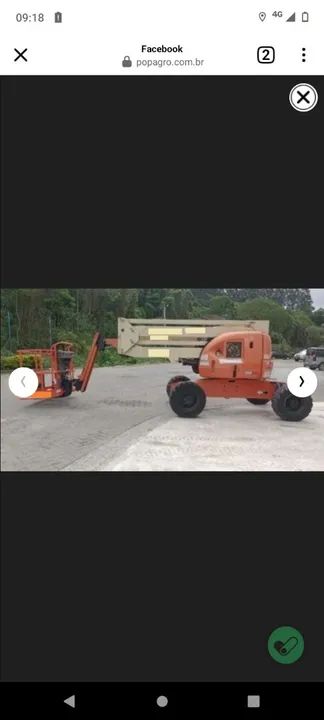 Plataforma Aérea 450AJ - Excelente estado! Jlg - Foto 3