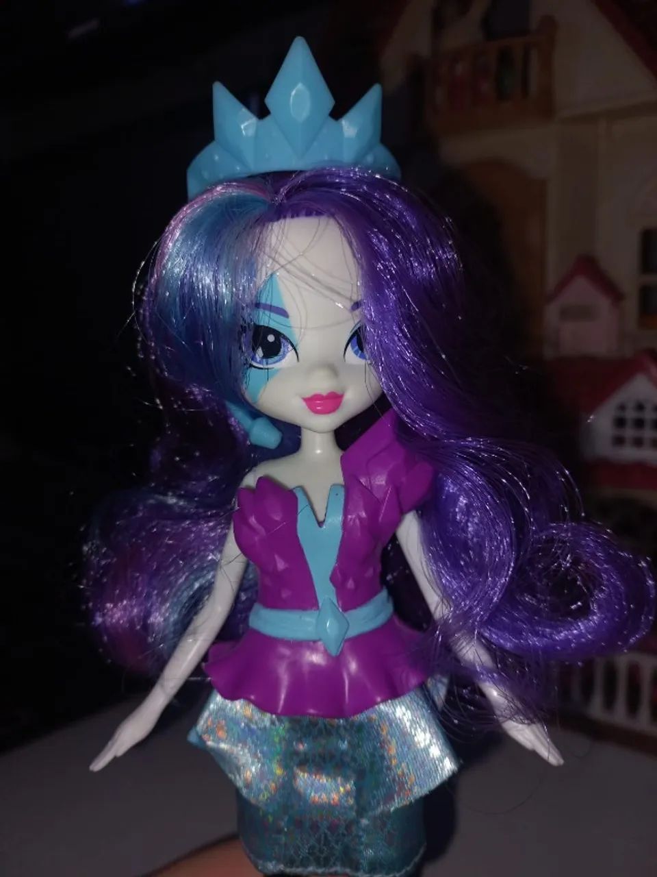 Boneca Equestria My Little Pony Rarity Raimbow Rocks 25cm | Hasbro Usado - Foto 4