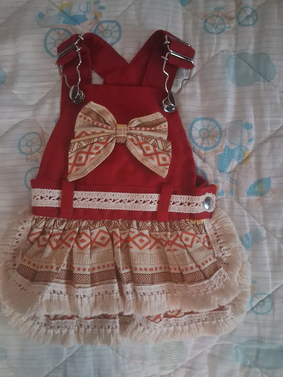 Vestido pet para São João e para pinscher 1