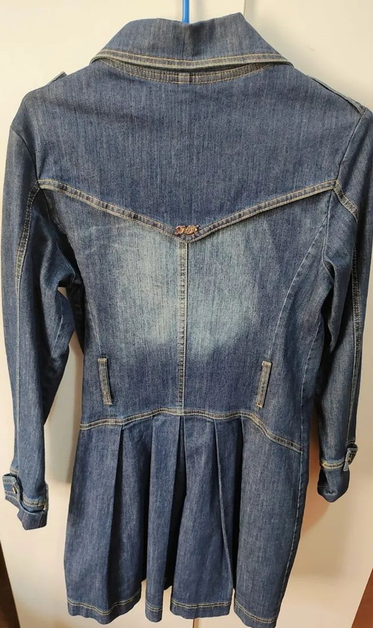 Casaco Feminino Jeans Longo  - Foto 3