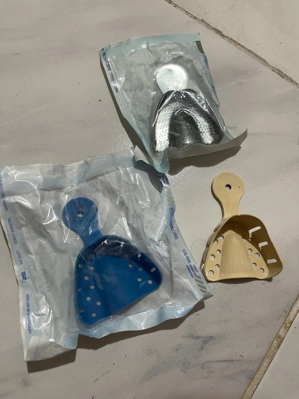 Moldes de impressão dentária - Kit ortodôntico