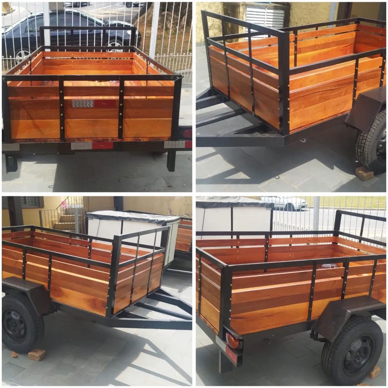 Carretinha Reboque documentada 